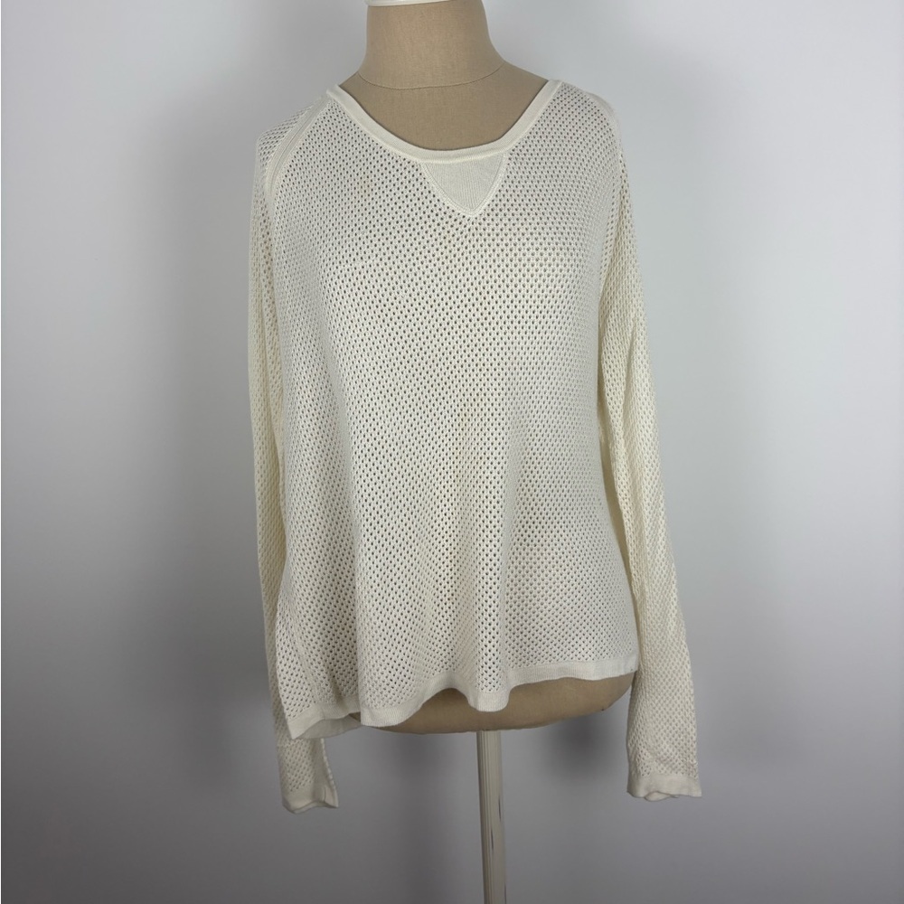 Rag & Bone Knit Sweater White Lightweight L